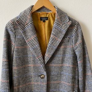 TOPSHOP Houndstooth Coat size 2
